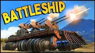 Crossout - EPIC TRIPLE CYCLONE LAND BATTLESHIP! (Crossout Gameplay)