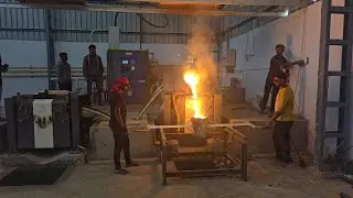 Induction Melting Furnace for Steel/SS/MS/CI-SG Iron/High Chrome Steel Castings(175kw 300kg Foundry)