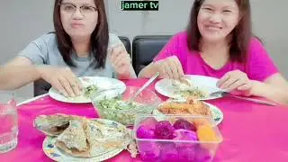 Sempleng Luto ng shrimp VIRAL CACTUS FRUITS💯 Wth Vegetable Salad.