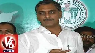 Telangana Minister Harish Rao press meet on irrigation projects