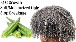 Do Not Skip this Natural Moisturizer! Okra Gel for Hair Growth