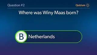 Winy Maas Quiz   Which of these is the famous work of Winy Maas? and more questions
