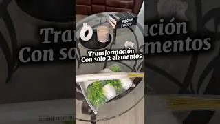 Transform&eacute; mi sala con solo 2 elementos (sin gastar mucho) #creandounhogar #decoration #saladecorada