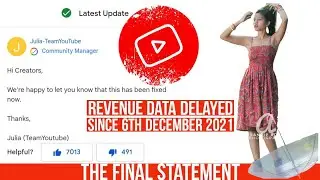 Youtube Revenue Data Delayed || Youtube Monetization || Huge Change In Analytics || Solved Finally