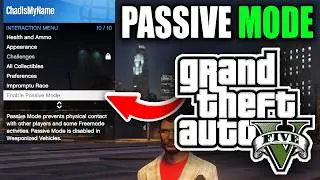 How To Turn Passive Mode On Or Off In GTA 5 Online - Easy Guide