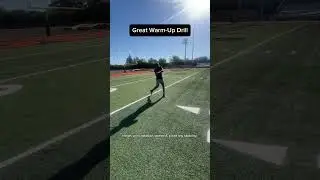 Warm-Up Drill for QBs 🔥 #qb #quarterback #qbtraining