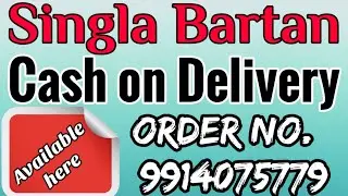 Cash on Delivery Available 🤩 by SINGLA BARTAN.