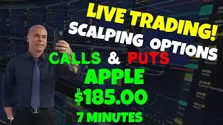 LIVE Options On Webull - APPLE - $185.00 in 7min