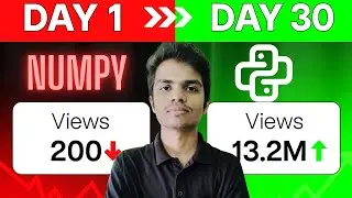 NumPy in Python Explained | Full Beginners Tutorial in Hindi🔥🔥