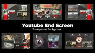 YouTube Video End Screen Template - After Effects Template