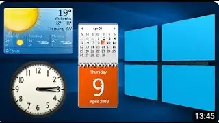 Get Windows 7 Gadgets in Windows 11 / 10 / 8.1!