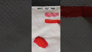 How To Make Pink Colour With Watercolours 😱🎨 #shorts #art #pink #painting