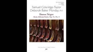 Danse Nègre from African Suite, Op. 35, No. 4 Arr. by Deborah Baker Monday SO453C