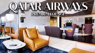 Внутри зала ожидания премиум-класса Qatar Airways в аэропорту Хитроу T4 &mdash; удивительно мирное начало