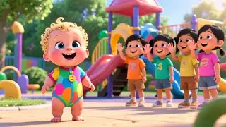 Playground Magic Joy 🎠🌈 Fun Playtime Song for Kids | Happy Playground Adventure