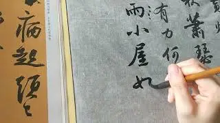臨帖日課：蘇軾《寒食帖》　#書法　#Calligraphy