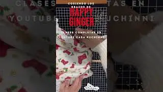 Cosiendo los brazos de Happy Ginger!! . Yasna Pino. Casa Puchinni.