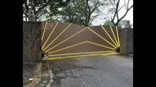 Amazing New Modern Fan Gate!