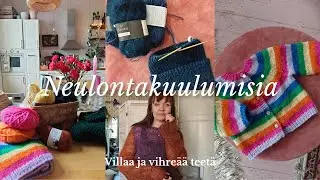 Neulontakuulumisia- valmiit, keskeneräiset ja suunnitelmat | Tammikuu 26 | Villaa ja vihreää teetä