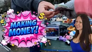 I almost didn't go, I'm glad I did! Selling at the car boot sale 🤑