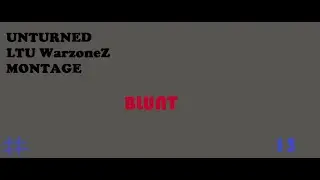 LTU \ USA WarzoneZ | Unturned montage #13