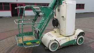 776043 HAULOTTE STAR 10 VERTICAL MAST AERIAL WORK LIFT PLATFORM W/JIB ELECTRIC 2005 1000CM