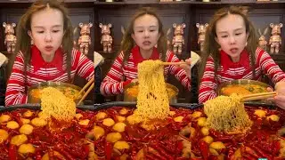 ASMR Raw Seafood Mukbang | Eating Huge Sweet Prawns & Scampi