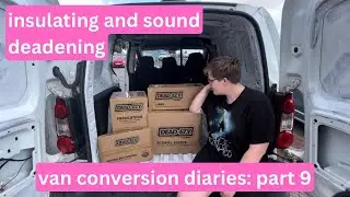 insulating and sound deadening with dodomat deadezy | peugeot partner micro van conversion: part 9