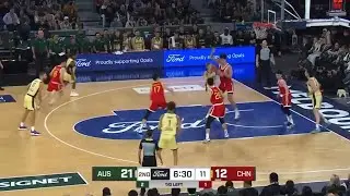 Hansen Yang vs NBA players Landale, Daniels, and Josh Giddey