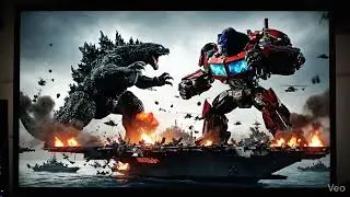 GODZILLA, KONG E TRANSFORMERS EM UM &Uacute;NICO V&Iacute;DEO DE IA DA TELA NETFLIX! 