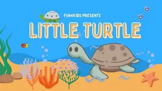 Little Turtle's Adventure 🐢 | Cute Animal Rhyme for Kids | Toddler Songs & Poems