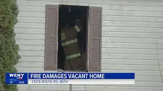 Fire Under Investigation in Unoccupied Home in Bath, NY