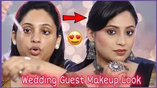 GRWM : Glam Wedding Guest Makeup Tutorial for Beginners + Jewellery Haul |supermakeupstyle