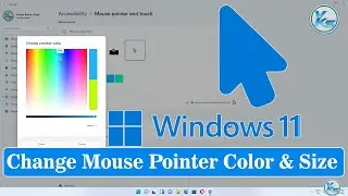 ✅ Windows 11: How To Change Mouse Pointer Color And Size