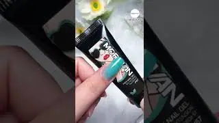 Easy Beginner Friendly Poly Gel Nail Tutorials🌷 | | Green pearlescent poly gel