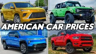 NEW American Cars and Prices 💲 2 Hour Full Video Tour: Ford, GMC, Dodge, Ram, Jeep, Chevrolet & more