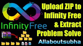 Upload zip to infinity free and extract problem solve | how to upload fake page on infinityfree