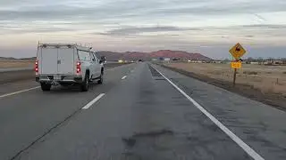 4K60 Realtime Driving Highway 58 from Mojavi to Bakersfield California February 2025