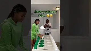 Daughter & Daddy  game challenge ￼#family #game #challenge #funny #fun #familygames #usa #love
