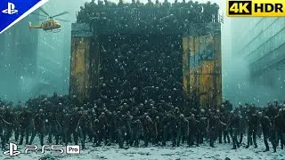 INSANE ZOMBIES ATTACK FREEZING COLD (PS5 PRO) Immersive Realistic ULTRA Graphics (4K 60FPS HDR)