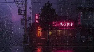 Breathe, Then Rest 🌙 | Soft Lofi Music for Sleep & Peace | Tokyo Rain Caf&eacute; #1