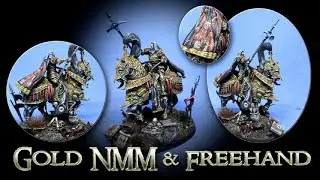 Twitch Highlight: Painting Gold NMM and Freehand designs in oils.