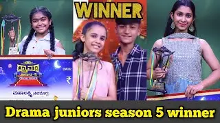 Drama Juniors season 5 kannada winner?? Winner of Kannada drama juniors season 5