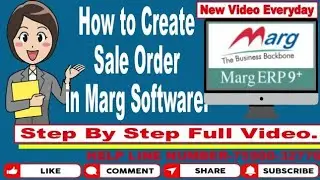 HOW TO CREATE SALE ORDER IN MARG SOFTWARE | PROFORMA INVOICE IN MARG SOFTWARE | SALE ORDER IN MARG.