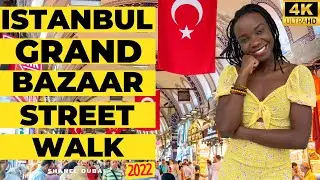[4K] Istanbul Grand Bazaar And Spice Market Street Walk