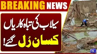 Flood Destruction Leaves Farmers Helpless | Crops & Livelihoods Damaged | Breaking News | Dunya News