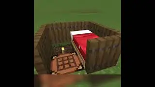 Minecraft 2x2 bunker 🏠 #minecraft #shorts