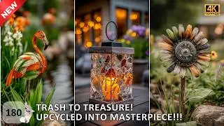 GENIUS Garden Sculptures from Trash! | DIY UPCYCLED Art You&rsquo;ll LOVE