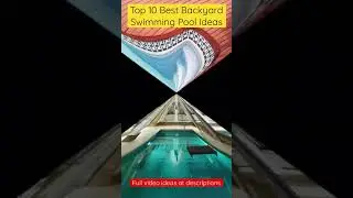 🏝️Top 10 Best Backyard Swimming Pool Ideas❗️part.1 #backyard #swimmingpool #ideas #shorts