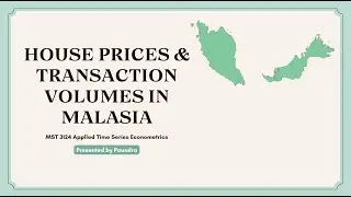 House Prices & Transaction Volumes in Malaysia (with subtitles)